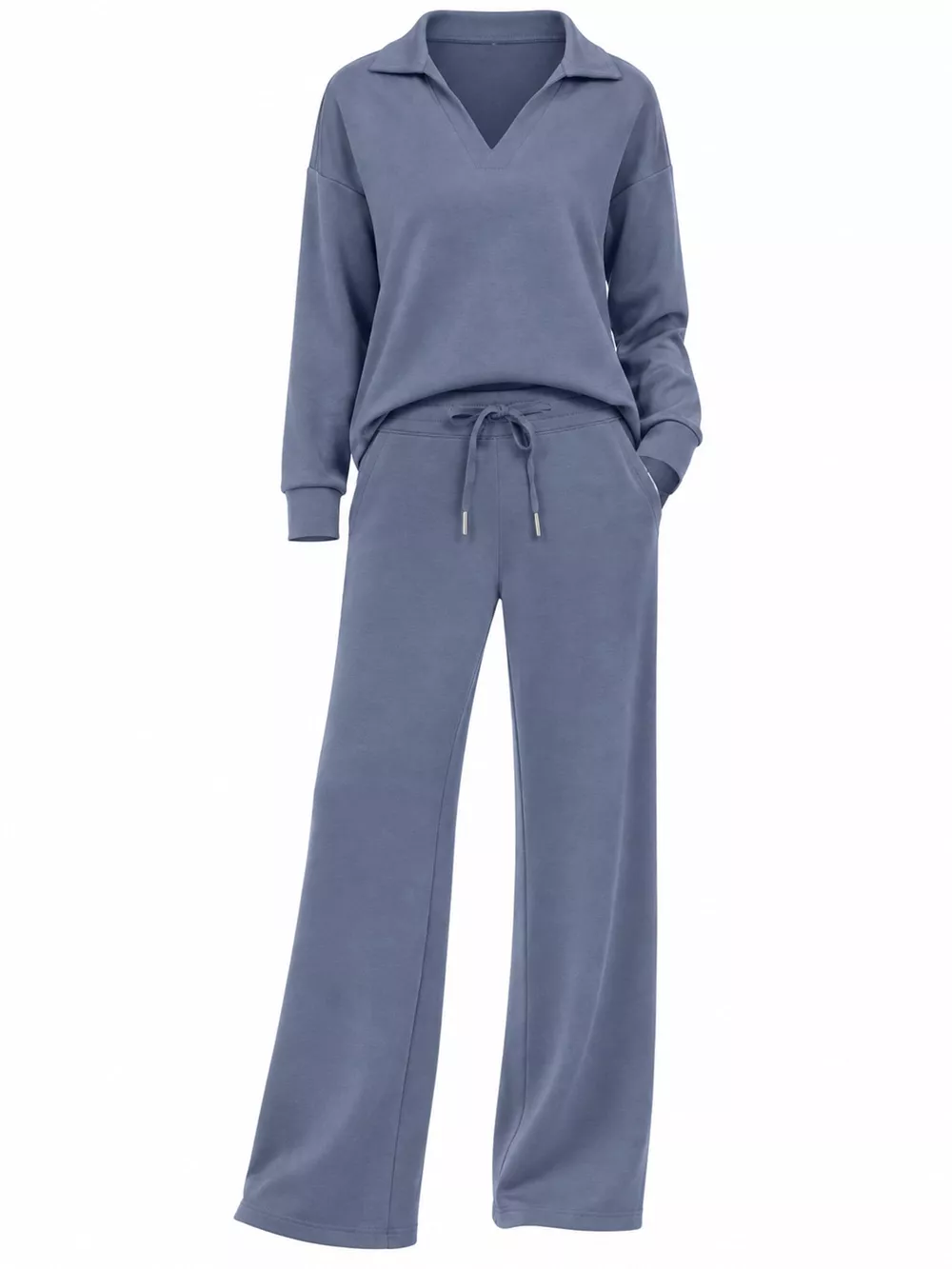 Dropped Shoulder Top and Pants Set, image 39