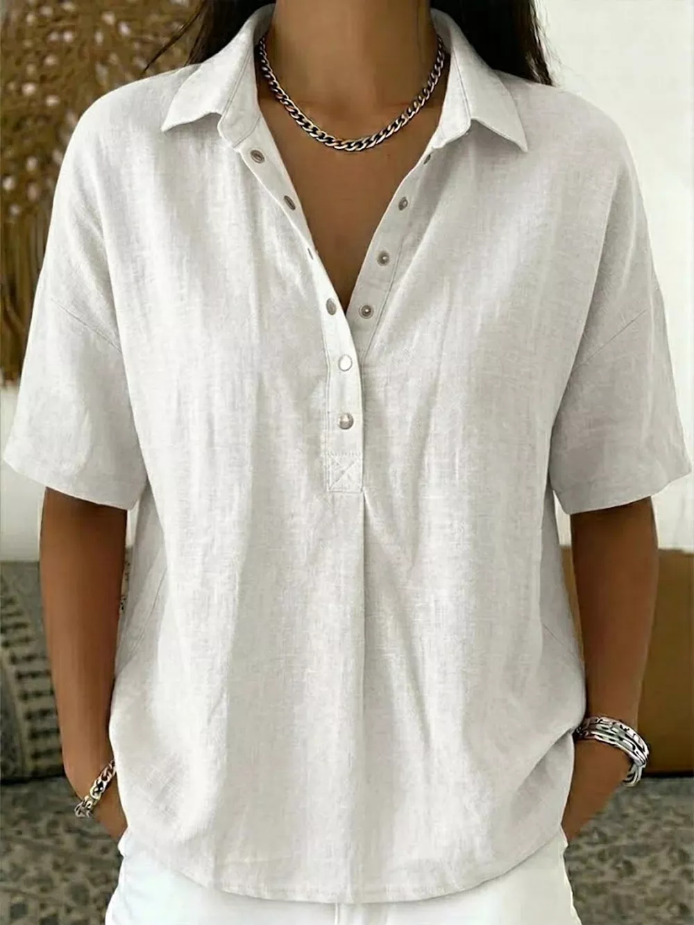 Snap Down Short Sleeve Shirt, image 25