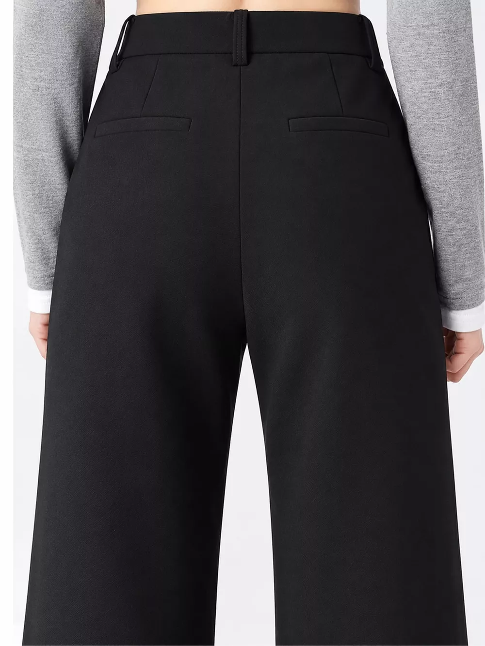 Full Size High-Waisted Slim-Fit Straight-Leg Pants Plus Size, image 8