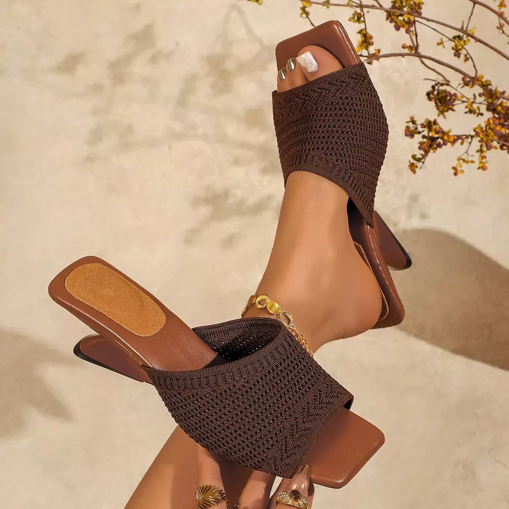 Open Toe Block Heels Sandals, image 4