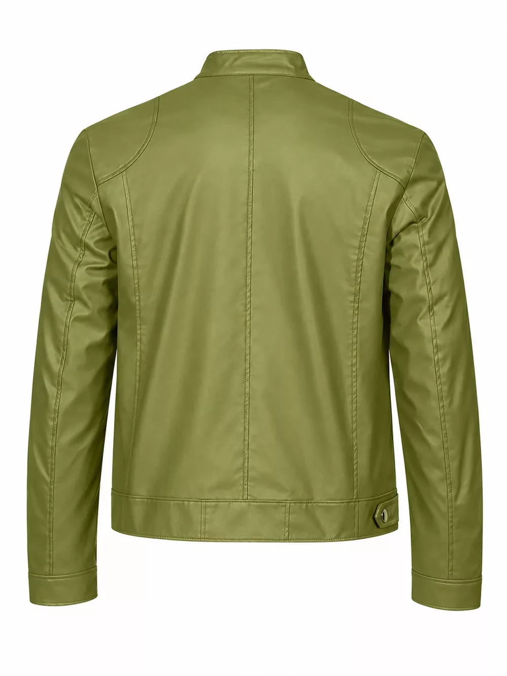 Men's Full Size Faux Leather Zip Up Jacket Plus Size, image 29