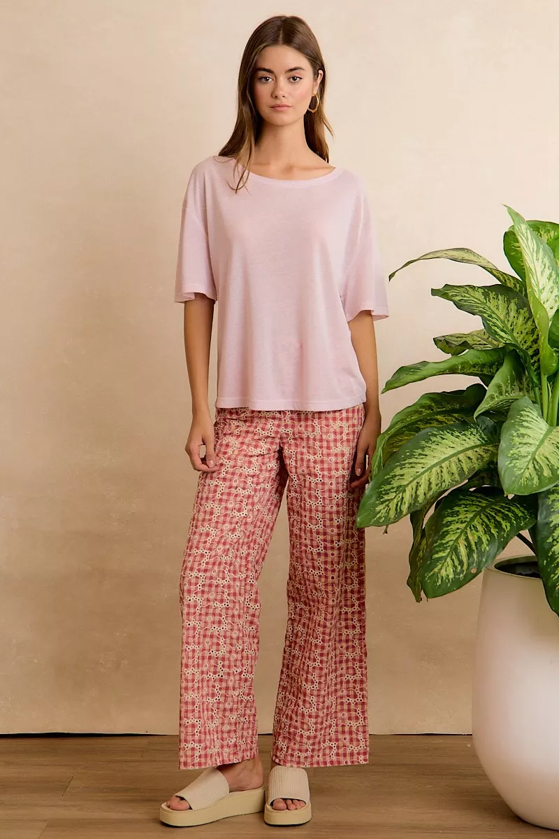 BiBi Solid Jersey Relaxed Fit Short Sleeves Pocket Top, image 10