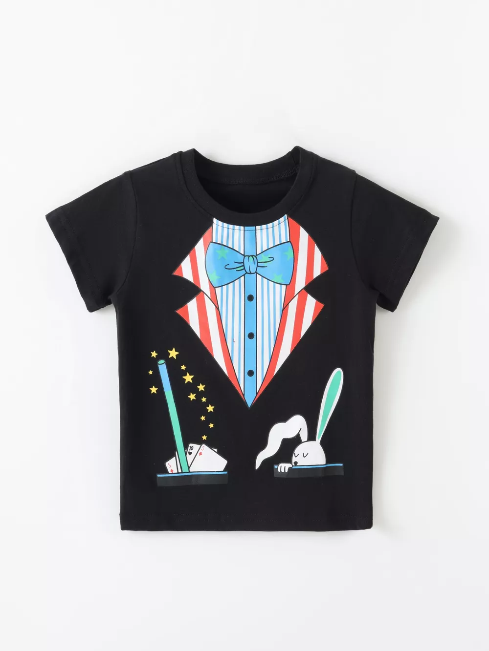 Children's Magician Costume Graphic Short Sleeve T-Shirt, image 2