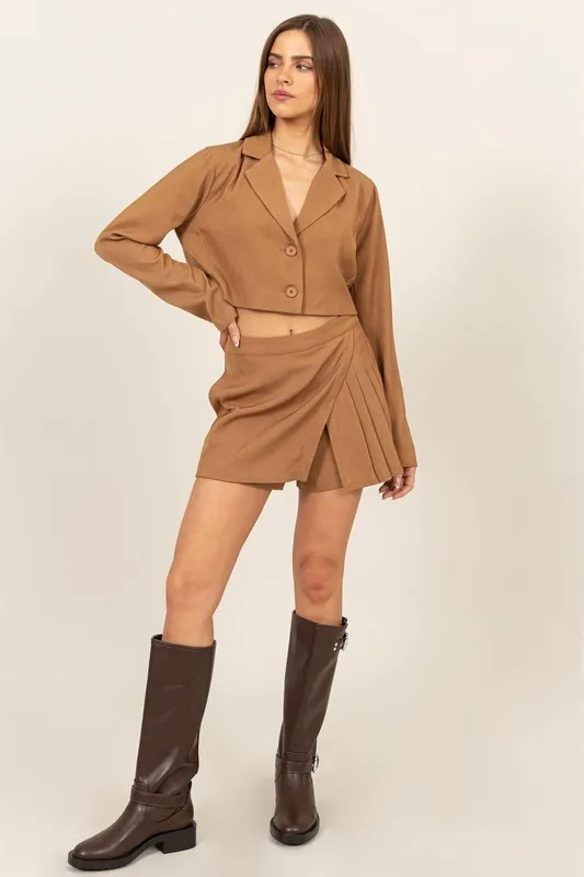 Cropped Button-Down Blazer, image 5