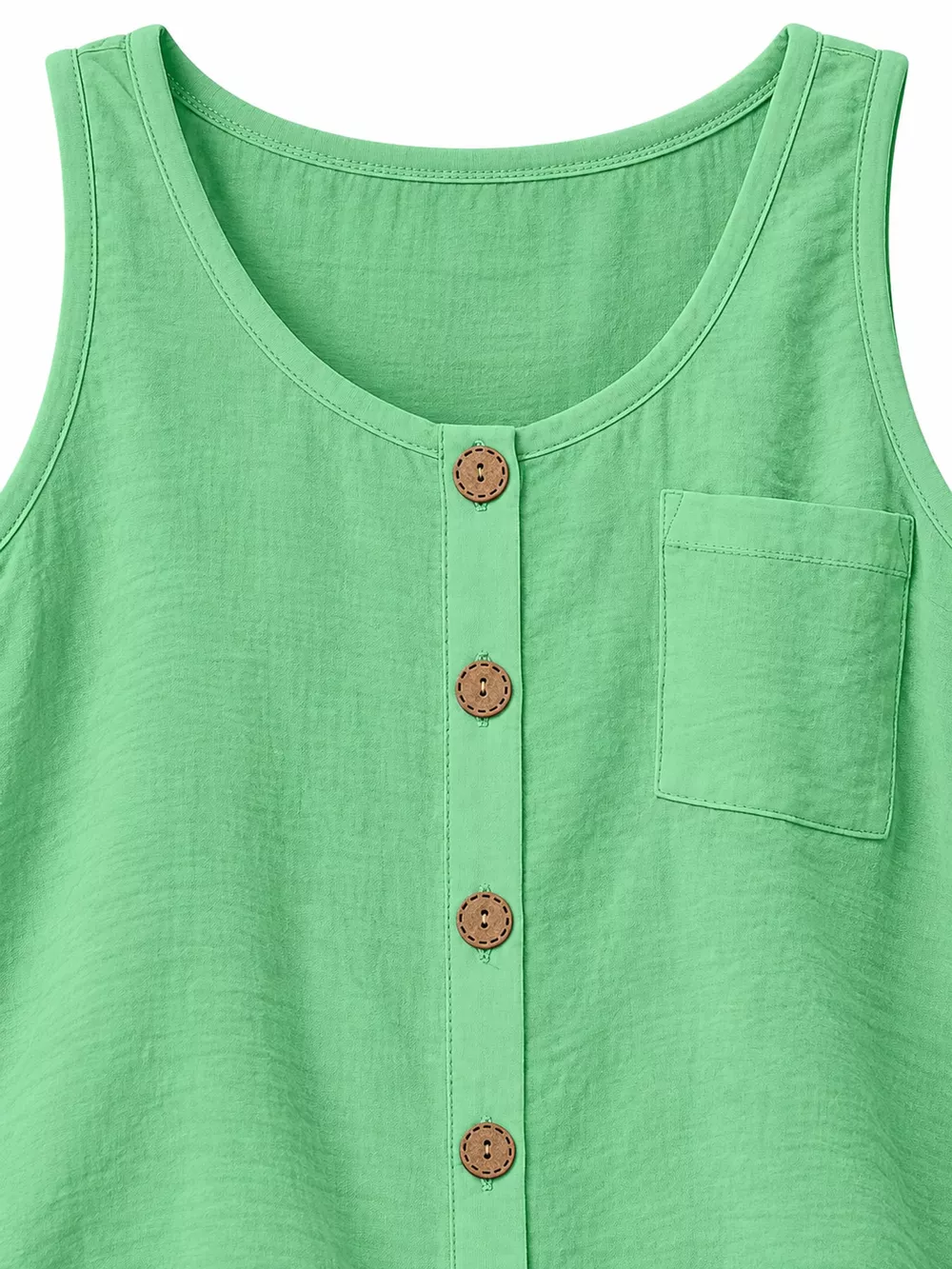 Full Size Casual Round Neck Tank Plus Size, image 35