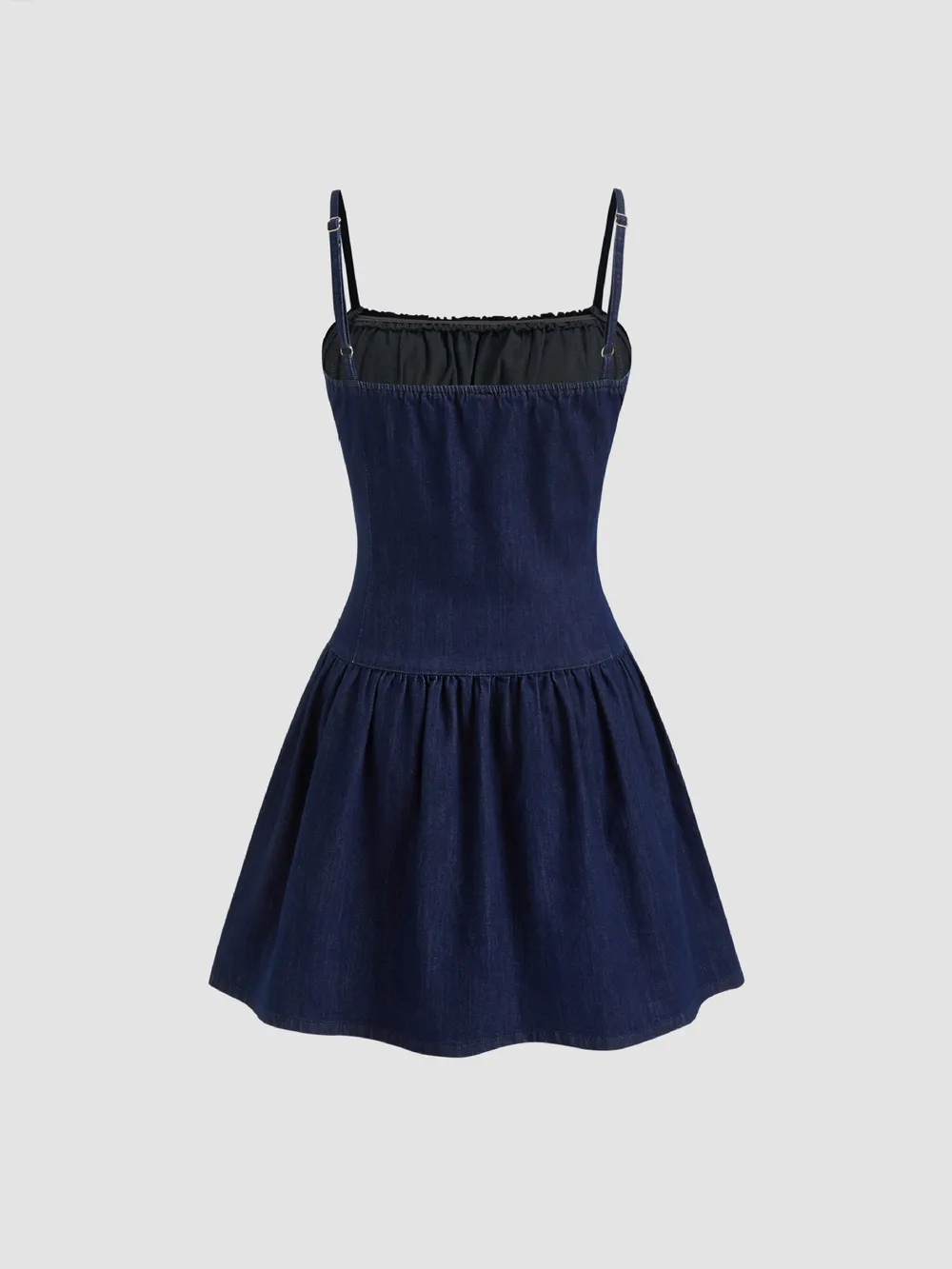 Adjustable Strap Ruched Mini Dress, image 4