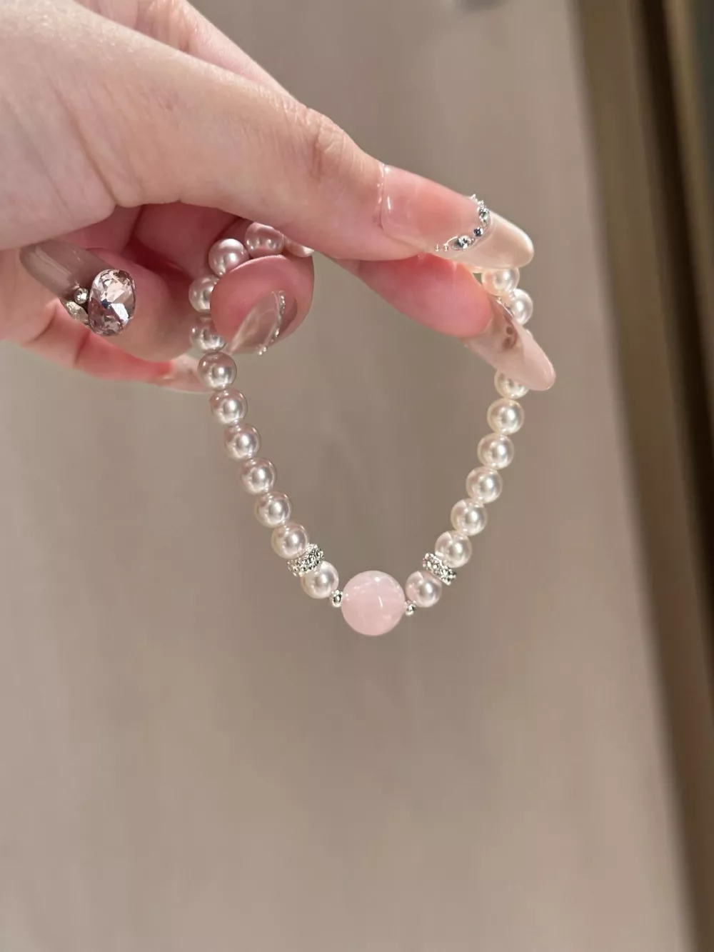 Alloy Pearl Bracelet