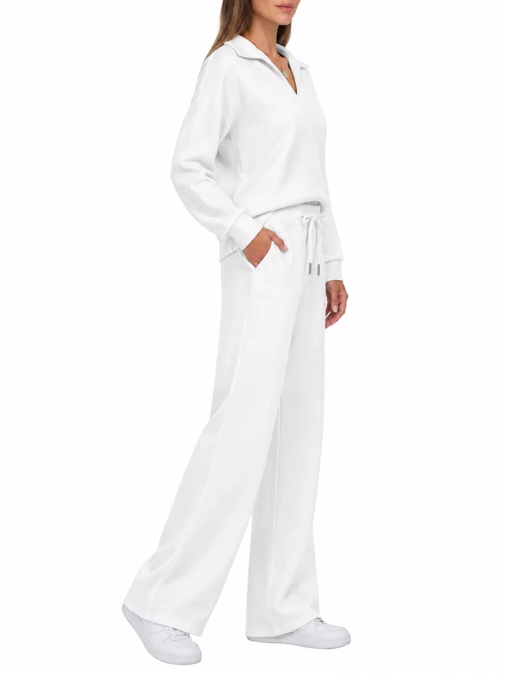 Dropped Shoulder Top and Pants Set, image 41