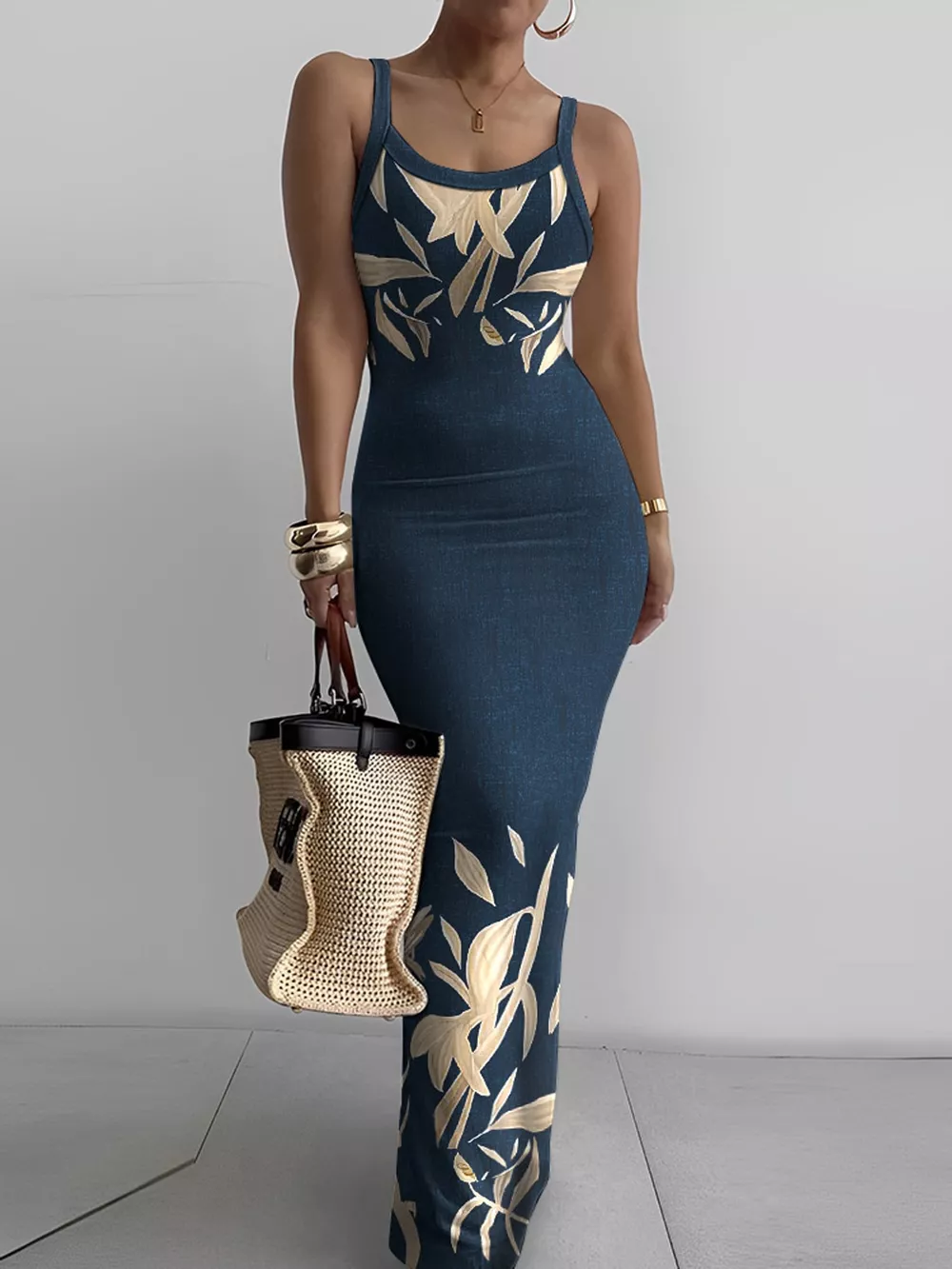 Sleeveless Bodycon Maxi Dress, image 6