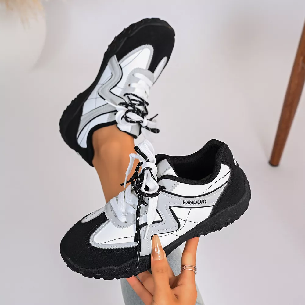 Round Toe Lace Up Sneakers, image 6