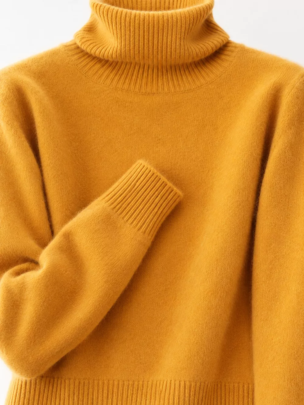 Full Size Turtleneck Long Sleeve Sweater Plus Size, image 35