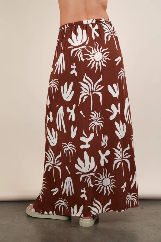 Printed Resort Midi Skirt, image 3