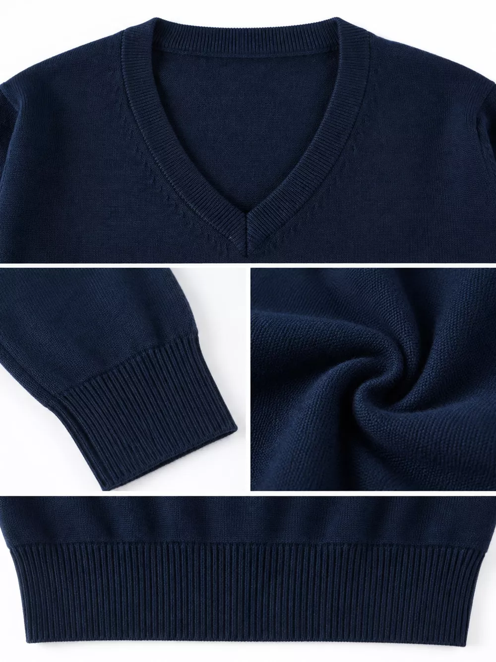 Full Size V-Neck Long Sleeve Sweater Plus Size, image 34