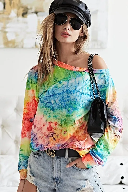 Tie Dye Soft Knit Jersey T-Shirt, image 13