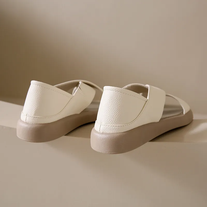 Crossover Platform Comfort Sandals, image 11