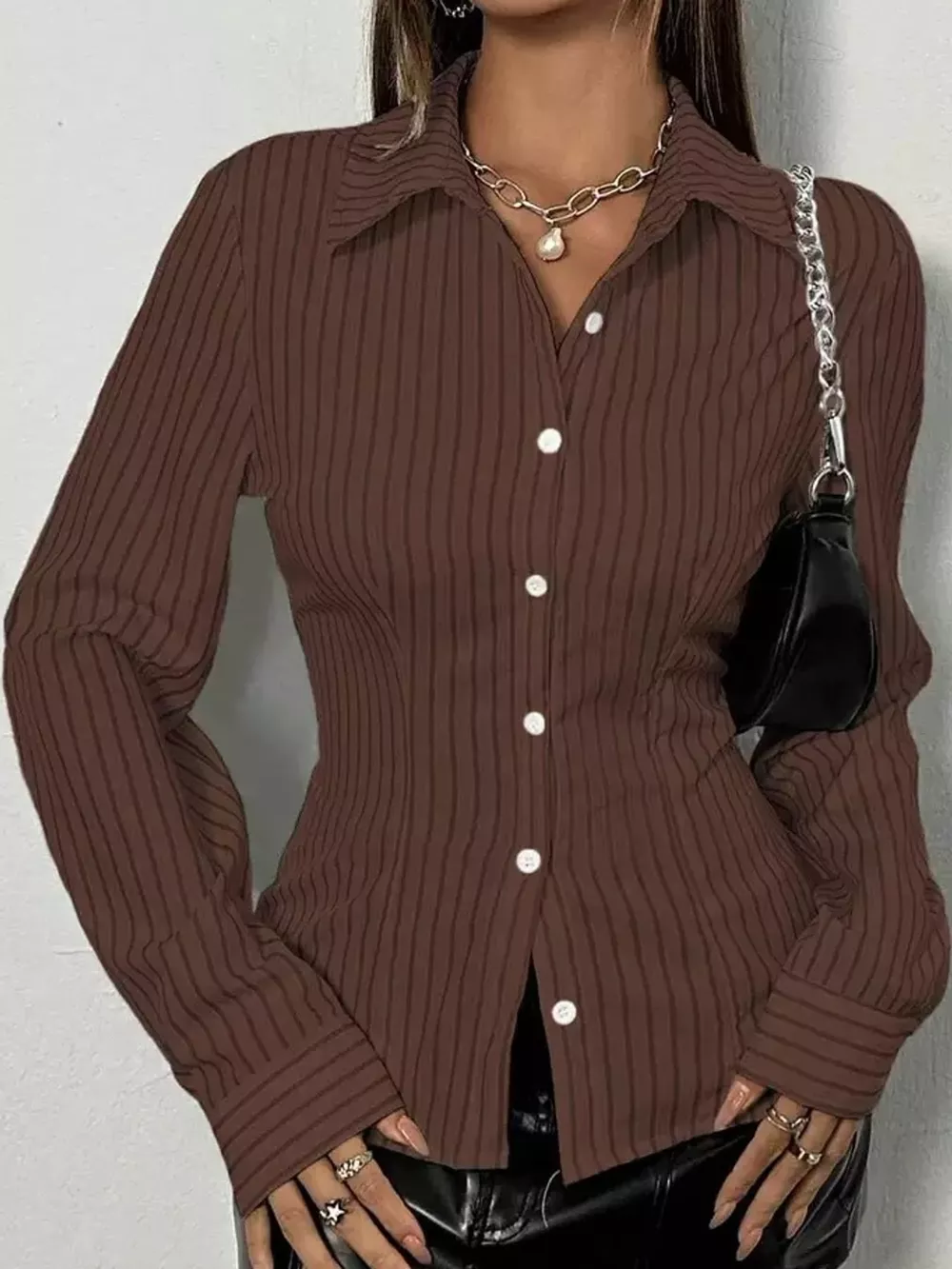 Striped Button-Down Shirt, image 24