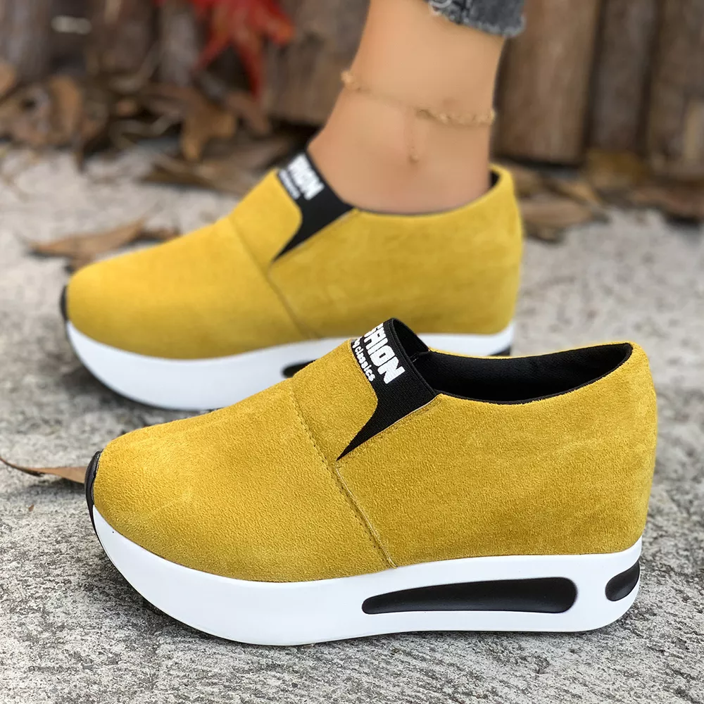 Round Toe Platform Slip-Ons, image 8