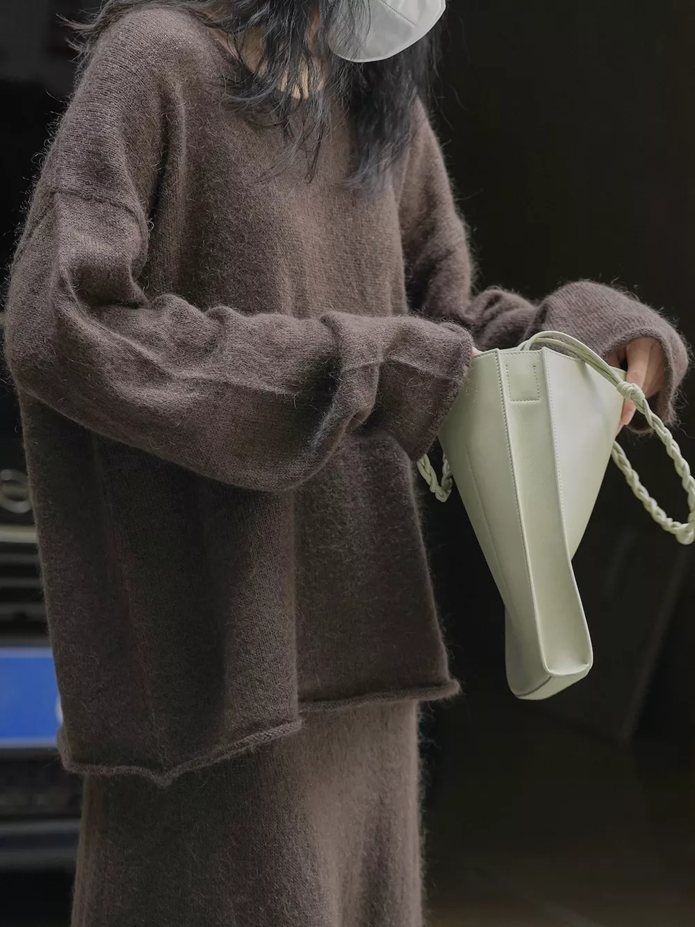 Round Neck Dropped Shoulder Sweater, image 17