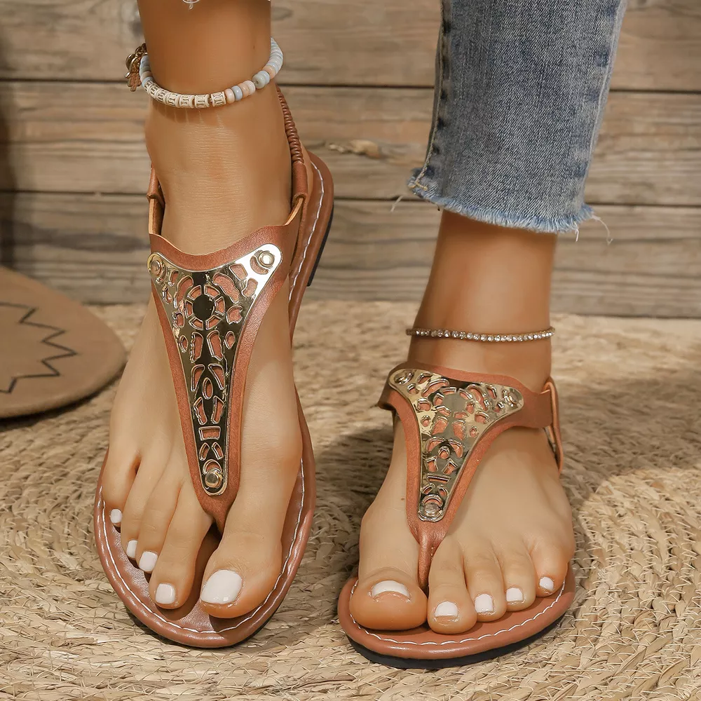 Toe Post Flats Sandals, image 8