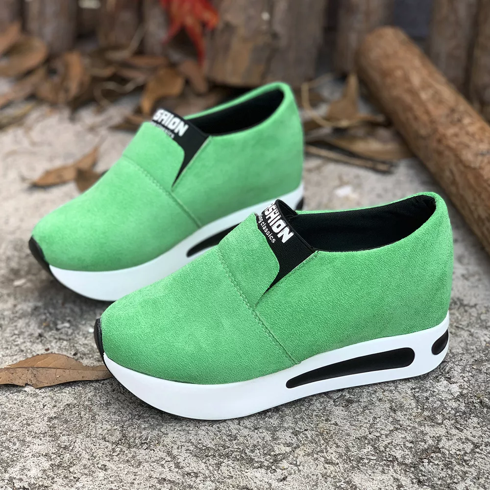 Round Toe Platform Slip-Ons, image 9