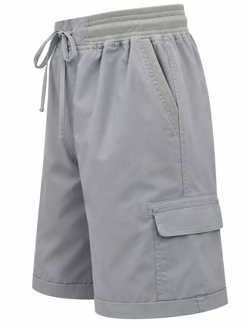Full Size Drawstring Cargo Shorts Plus Size, image 69