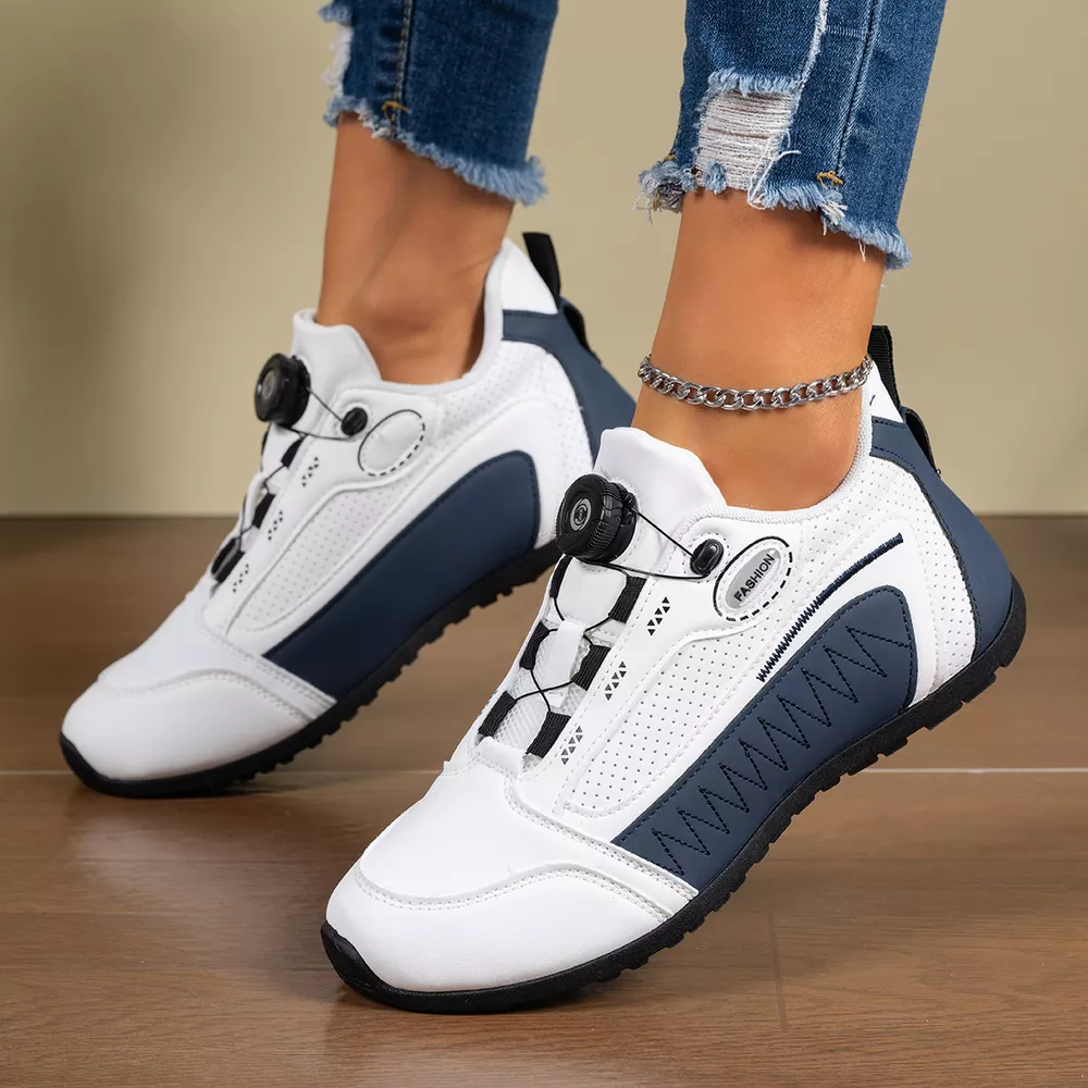 Round Toe Lace Up Sneakers, image 2