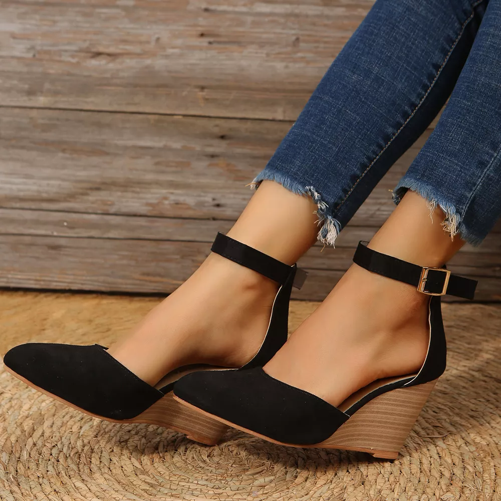 Point Toe Wedge Sandals, image 8