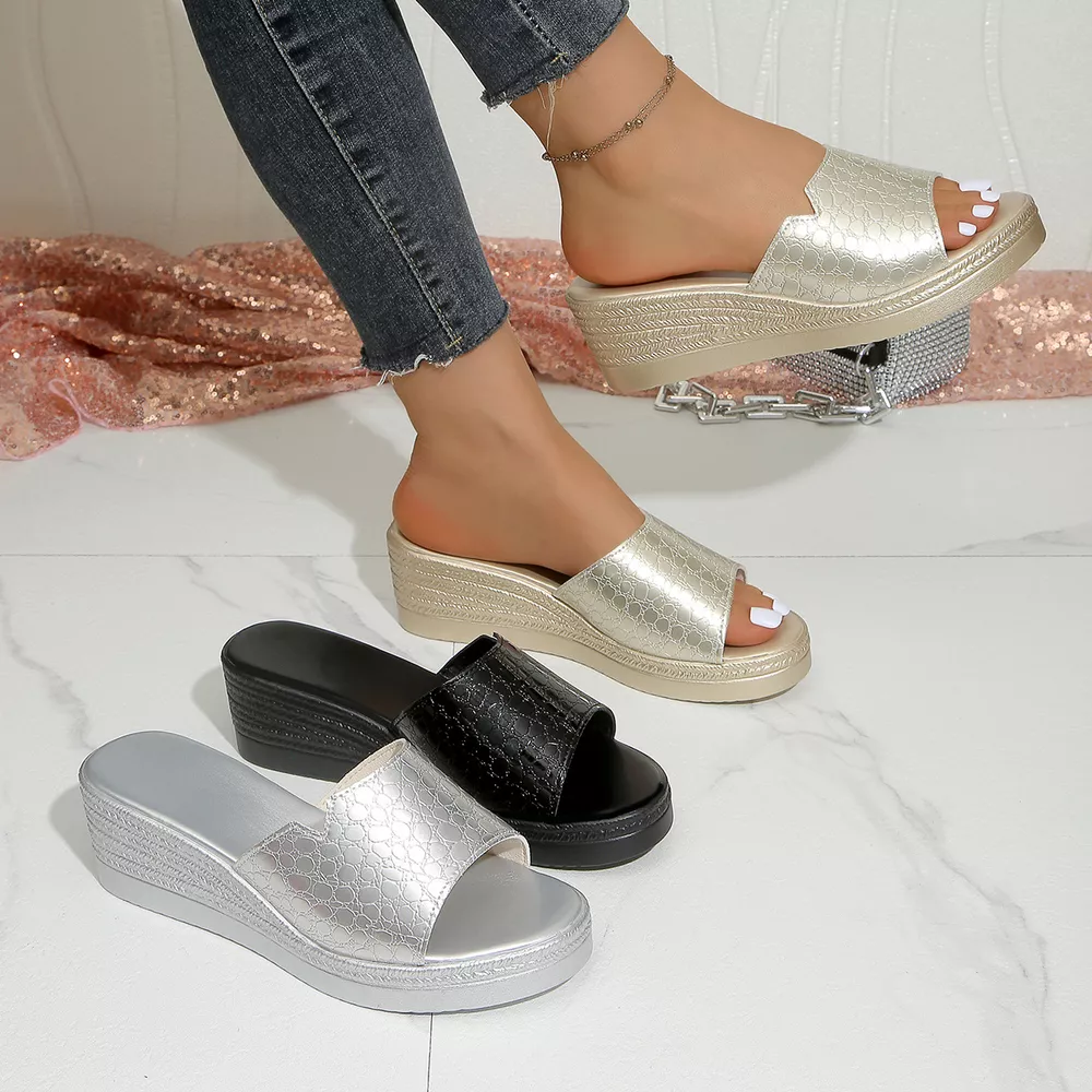 Open Toe Wedge Sandals, image 5