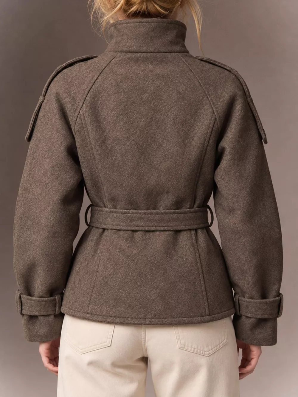 Double-Breasted Belted Outerwear, image 7