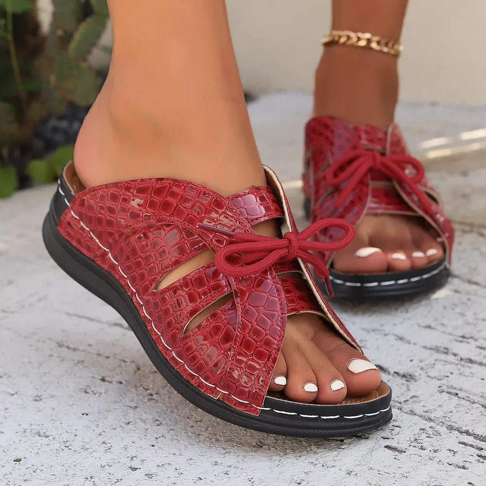Open Toe Flats Sandals, image 7