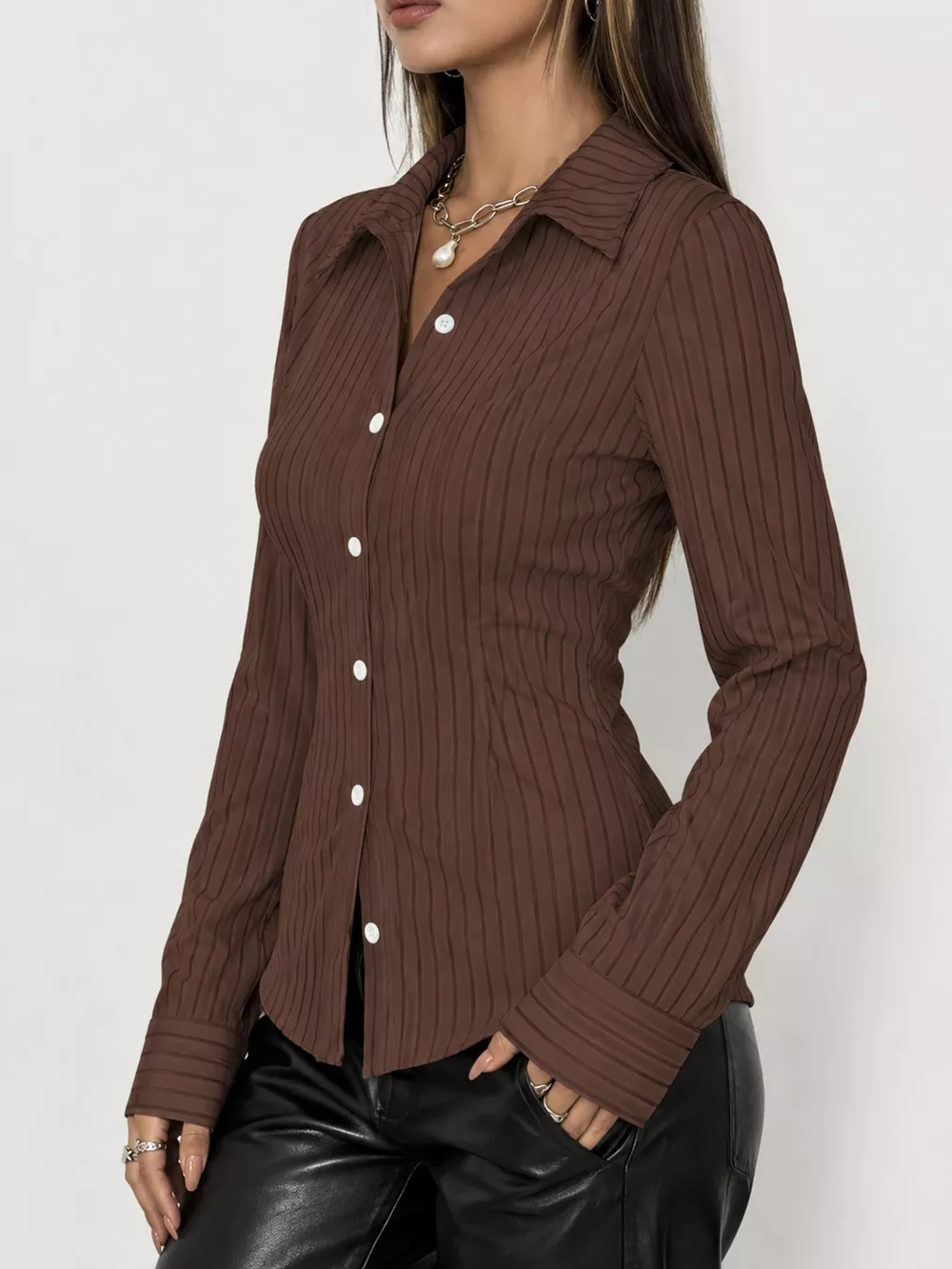 Striped Button-Down Shirt, image 25