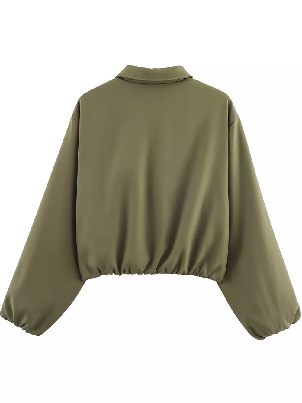Cropped Zip-Up Jacket, image 16
