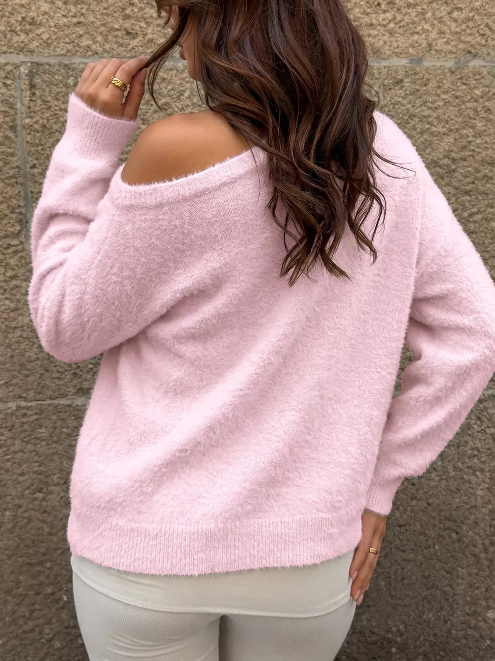 Fluffy Long Sleeve Sweater, image 7