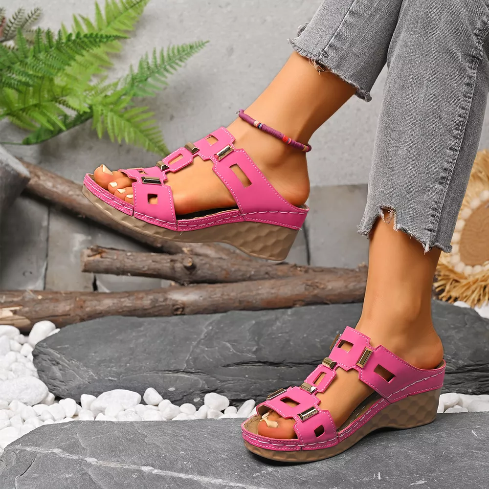 Open Toe Wedge Sandals, image 10