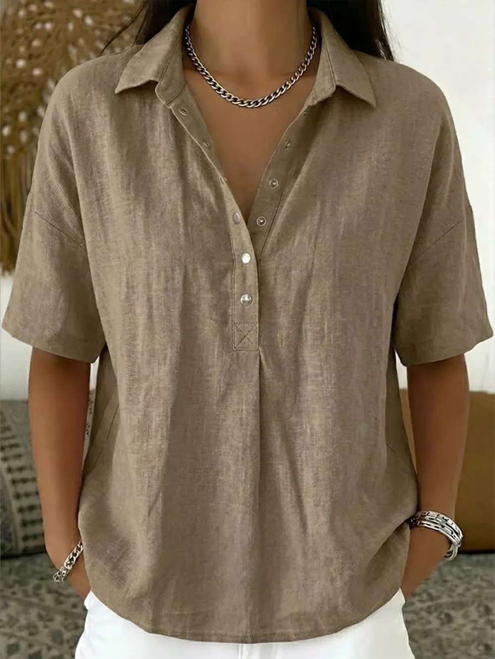Snap Down Short Sleeve Shirt, image 30