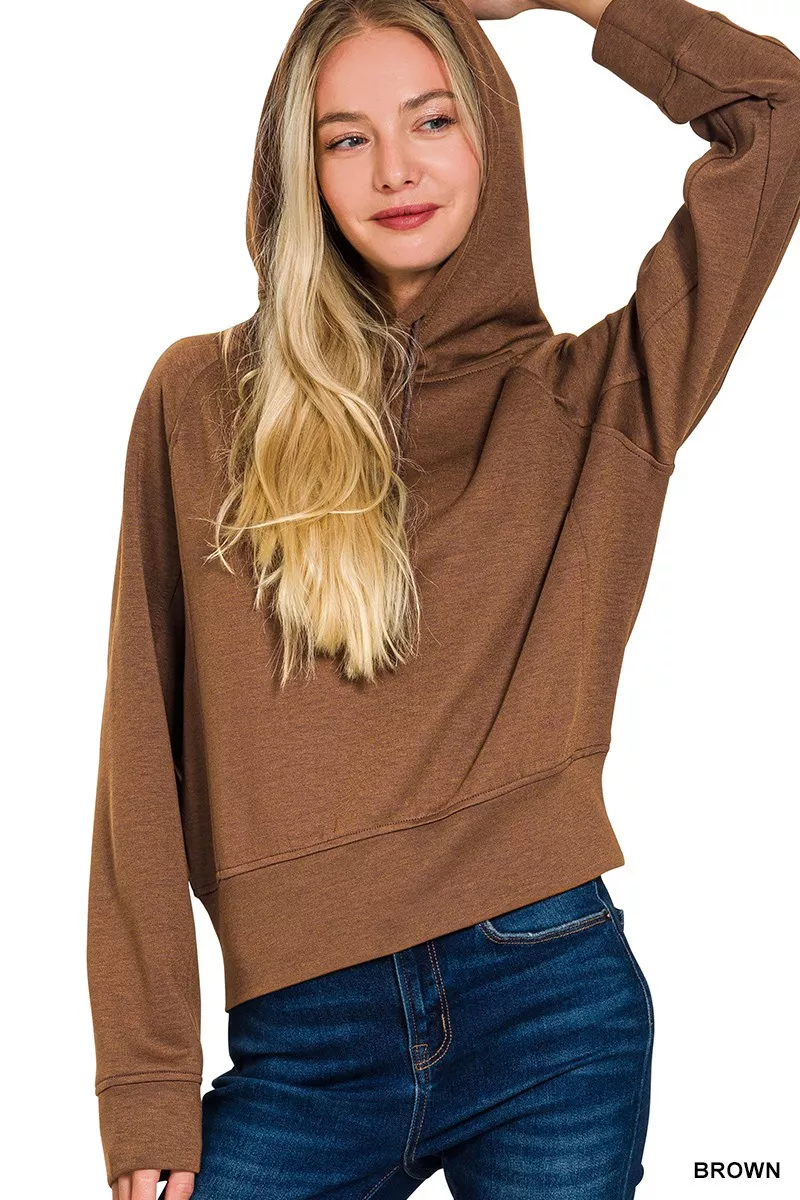Drawstring Scuba Hoodie, image 2