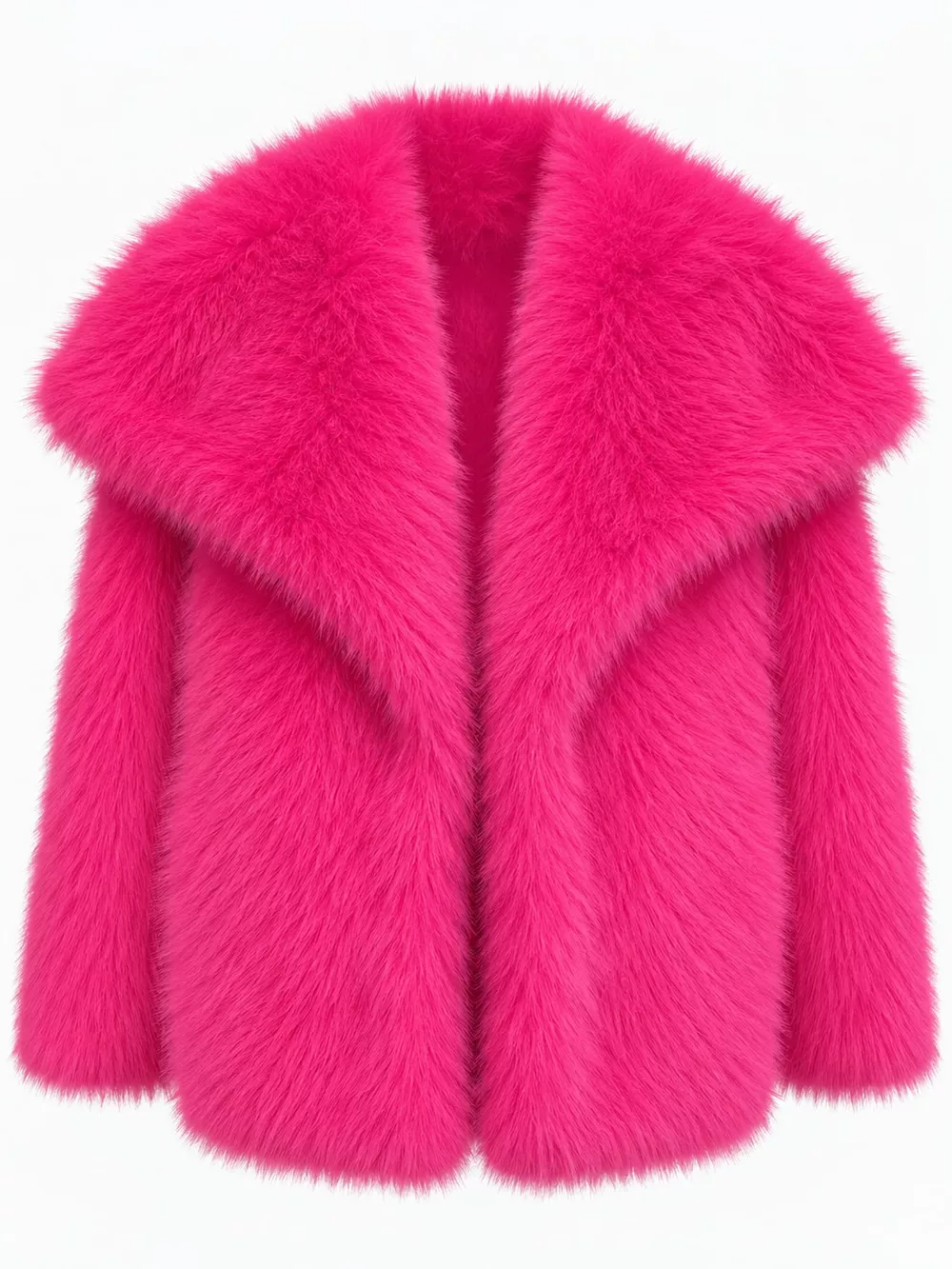 Fox Fur Collar Winter Outerwear, image 25