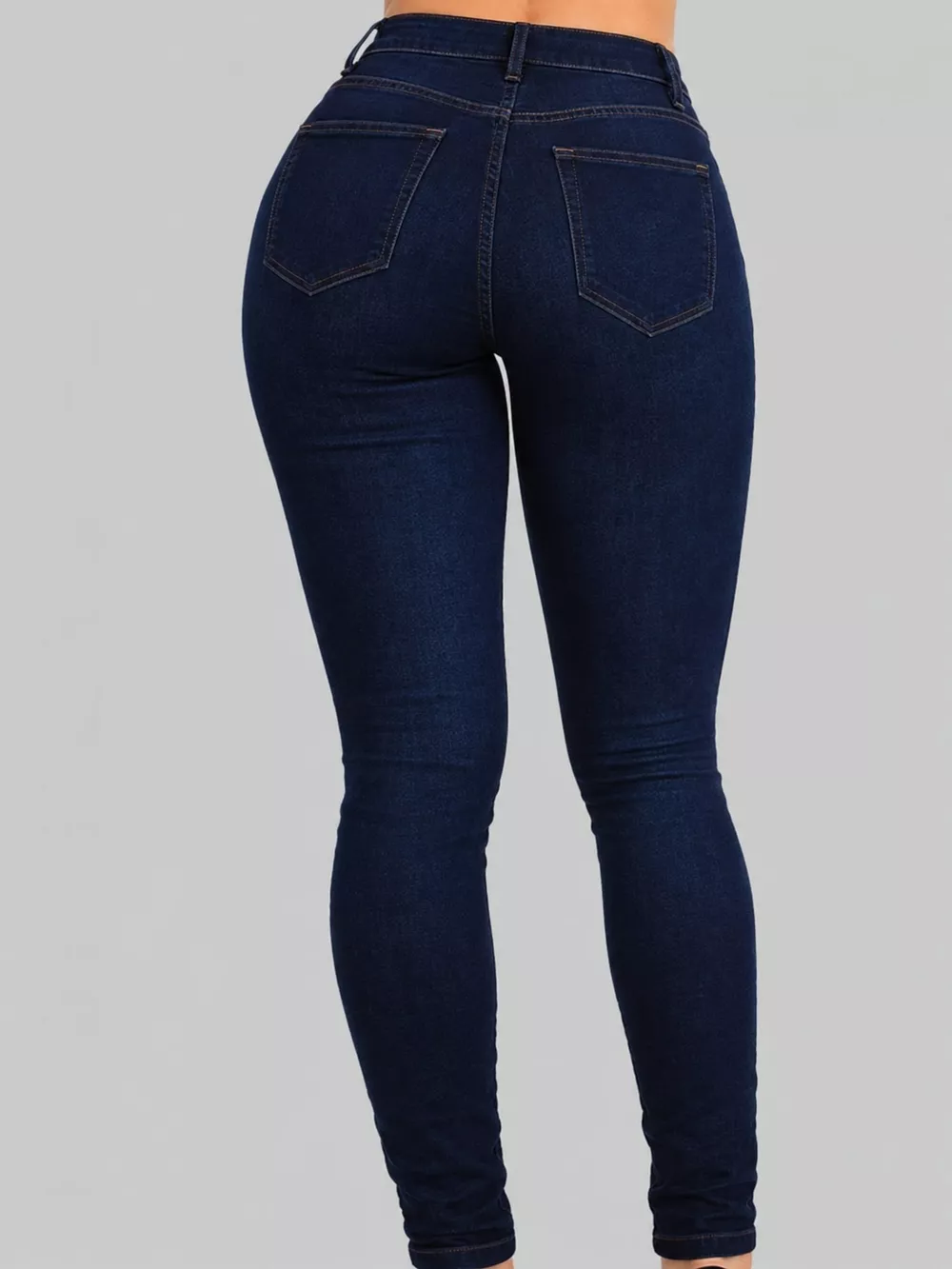 High-Waisted Sculpting Skinny Jeans, image 4