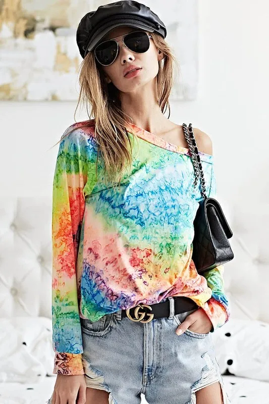 Tie Dye Soft Knit Jersey T-Shirt, image 14