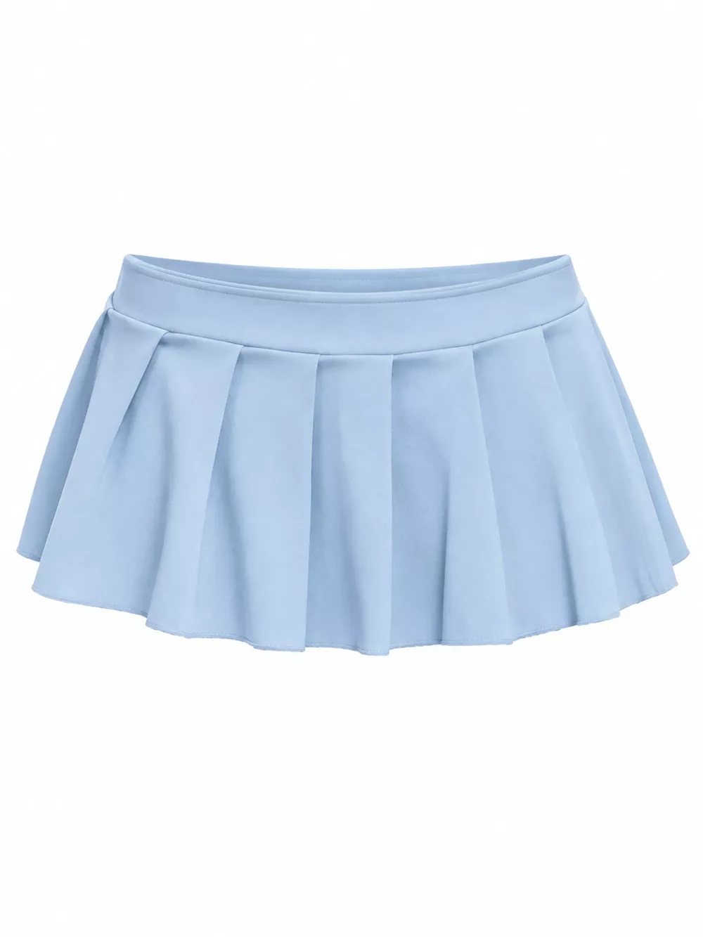 Low Waist Pleated Micro Mini Skirt, image 29