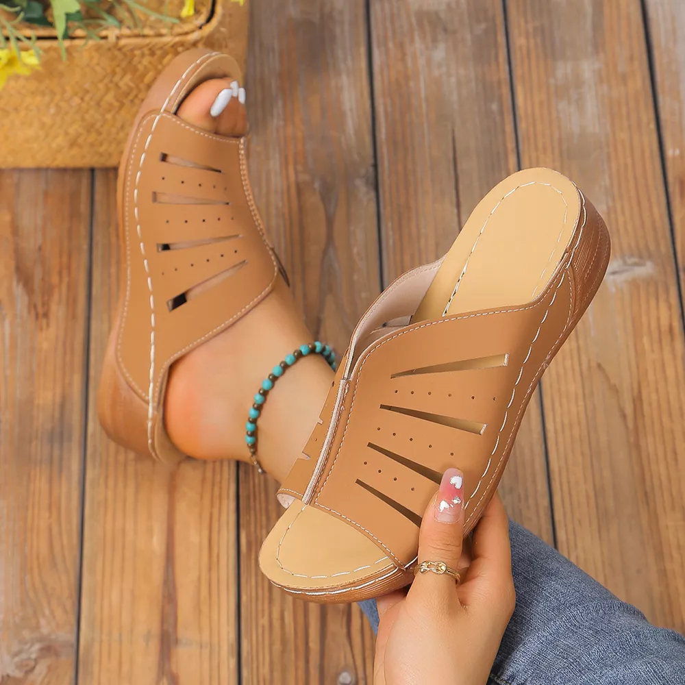Open Toe Wedge Sandals, image 9