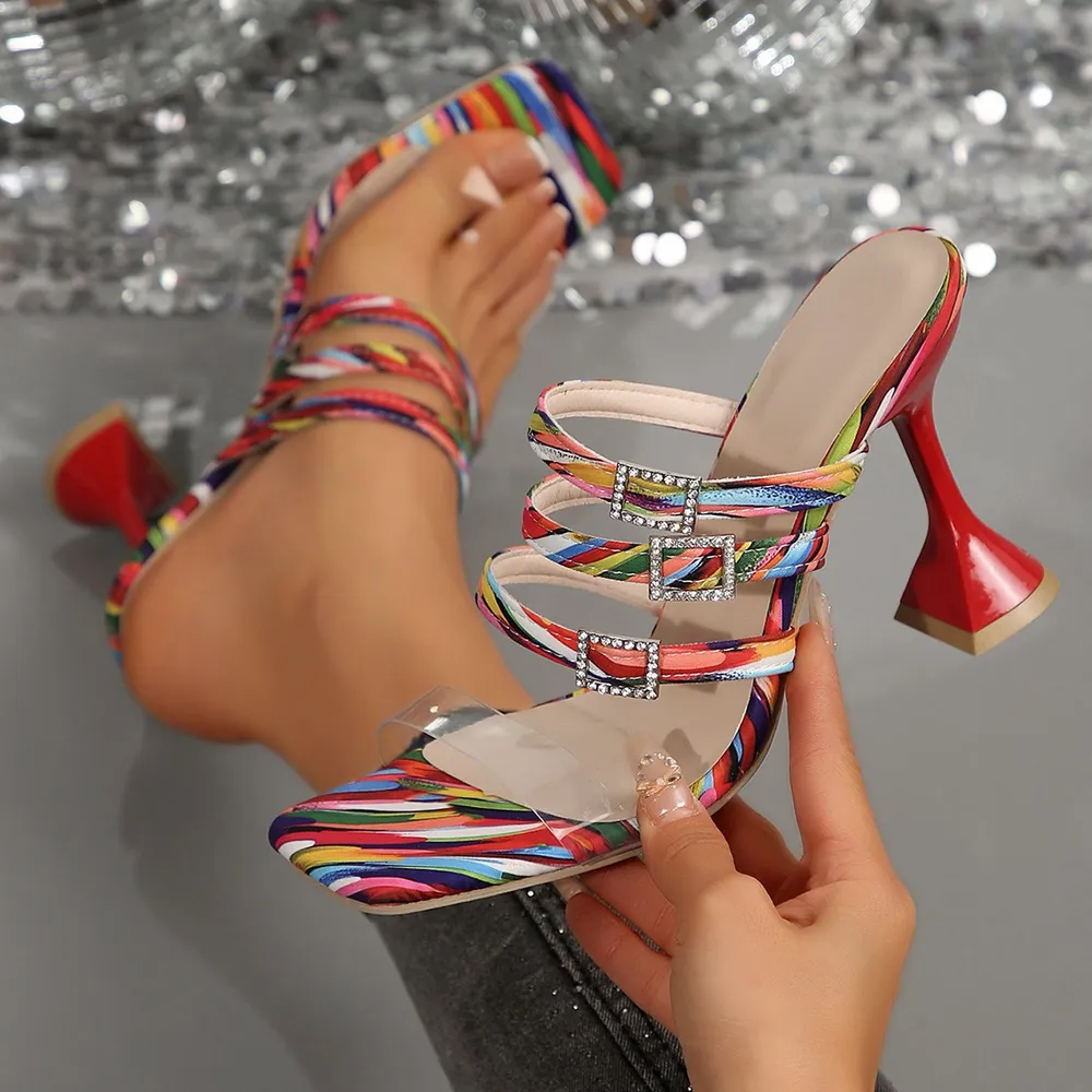 Open Toe High Heel Sandals, image 9