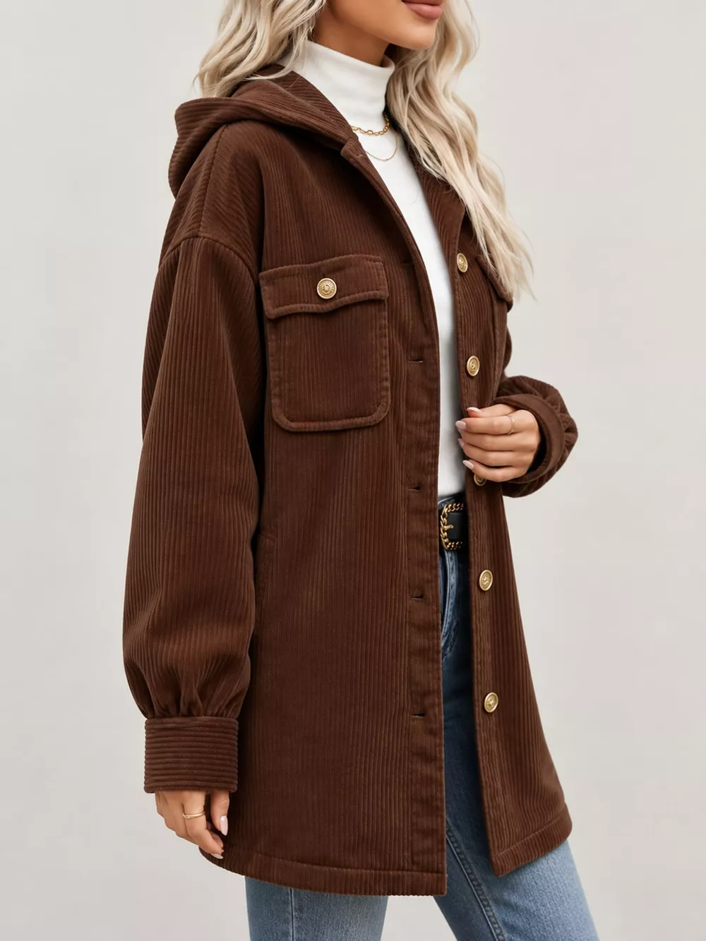 Corduroy Button-Down Outerwear, image 22