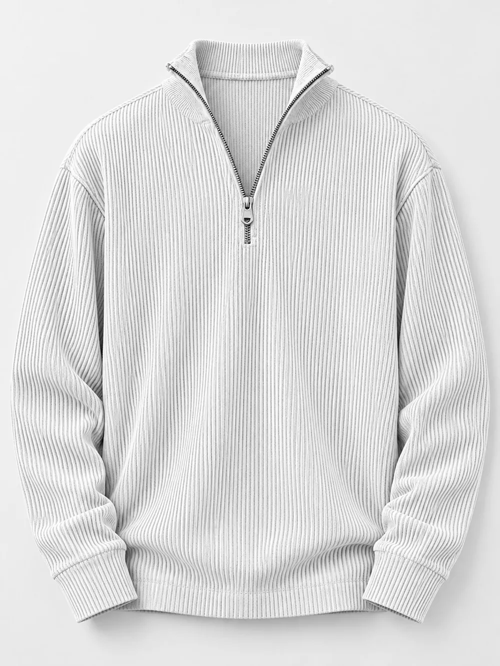 Men's Full Size Quarter-Zip Long Sleeve Sweatshirt Plus Size, image 24