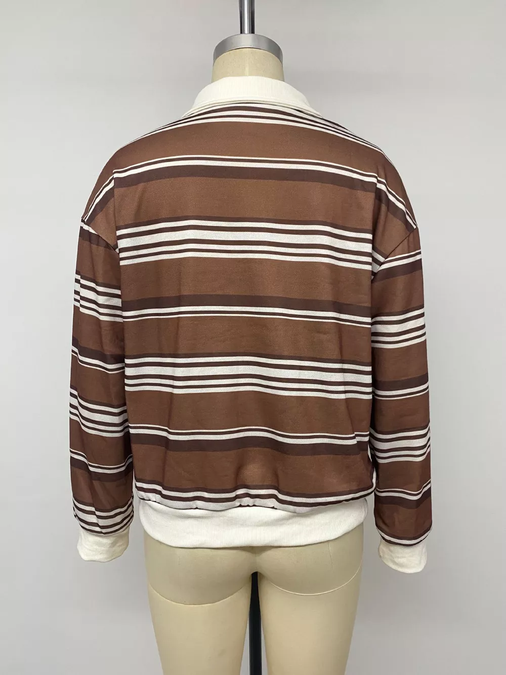 Striped Dropped Shoulder Sweatshirt, image 13