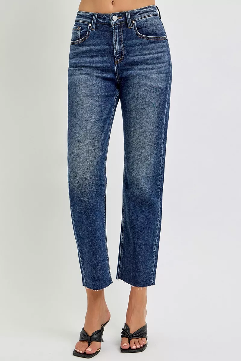 High Rise Slim Barrel Jeans, image 5