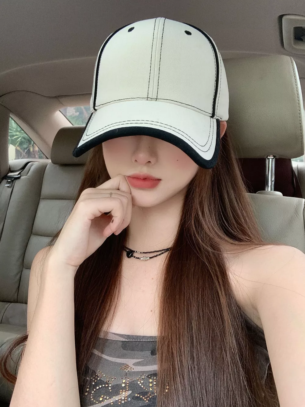 Contrast Stitch Baseball Cap, image 3