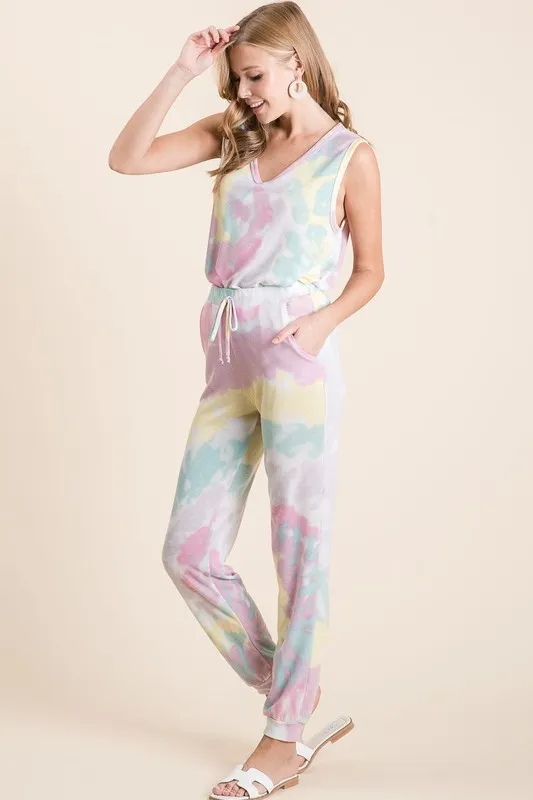 Tie Dye French Terry Casual Pants, image 12