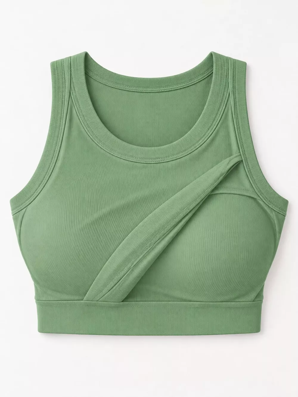 Full Size Ribbed Knit Slim-Fit Tank Top Plus Size, image 41