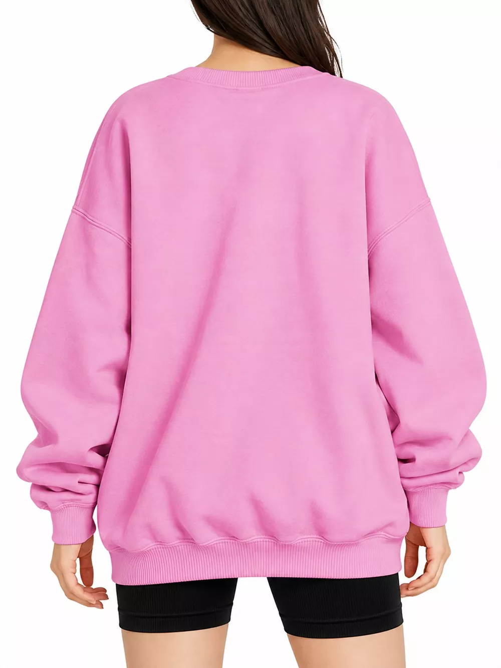 Full Size Crew Neck Dropped Shoulder Sweatshirt Plus Size, image 37